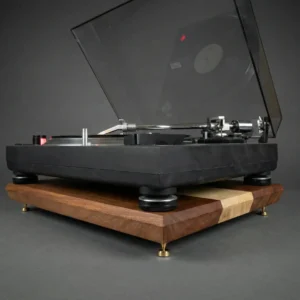 resonantieplaat voor jouw platenspeler. Beter geluid met mooi design.