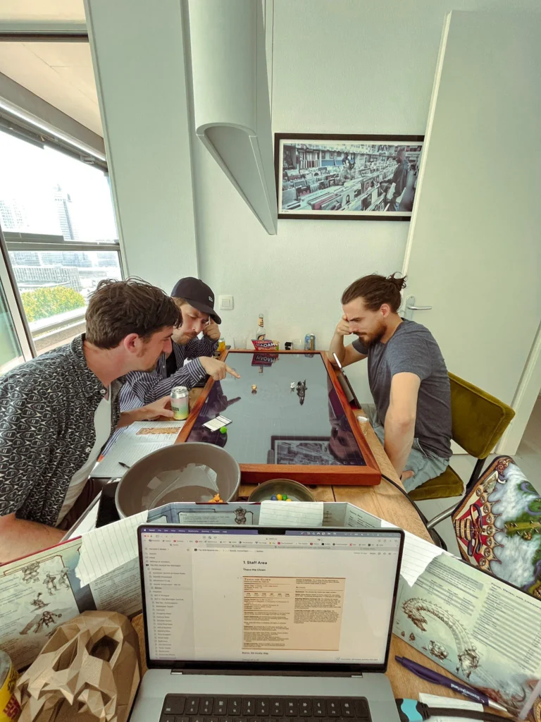 DnD gametafel handgemaakt